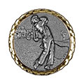 Silver Longest Drive Medal 60mm