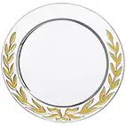 Gold Laurel Salver 125mm