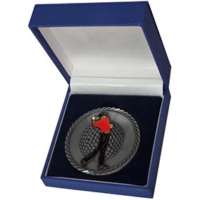 Silver golf medal