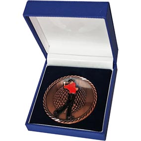 Bronze golf medal