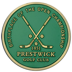 Prestwick Green Custom Golf Medals