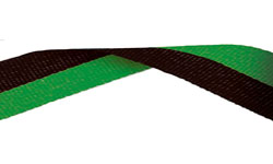 Black & Green Medal Ribbon 49p