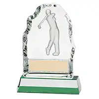 Challenger Glass Golfer Award 150mm