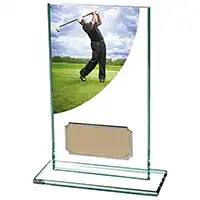 Colour Curve Glass Golf Male Award 140mm