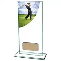 Colour Curve Glass Golf Male Award 180mm