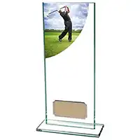 Colour Curve Glass Golf Male Award 200mm