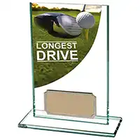 Colour Curve Glass Longest Drive Award 125mm