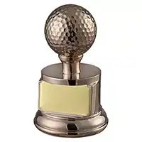 Bronze Golf Ball Award 4in