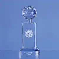 Large Majestic Crystal Golf Ball 27cm