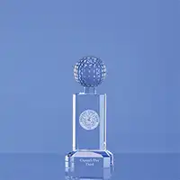 Small Majestic Crystal Golf Ball 20cm