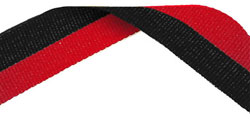 Black & Red Medal Ribbon 49p