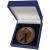Gold golf medal - view 1