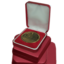 Metallic Red 56mm Medal Case £3.80