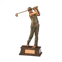 Classical Female Golf Figure 190mm