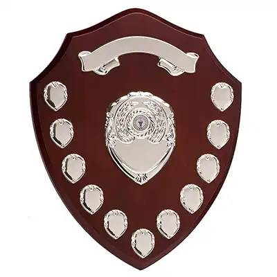 11 Year Silver Shield 35cm