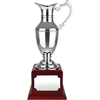Plain Nickel Claret Jug 11in Plain Nickel Claret Jug 11in